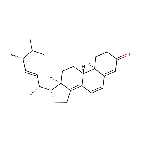 麦角甾-4,6,8(14),22-四烯-3-酮结构图