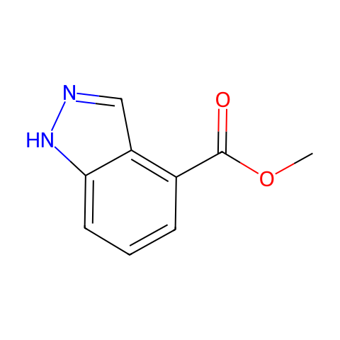Methyl 1H-Indazole-4-Carboxylate结构图