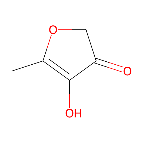 4-羟基-5-甲基-3(2H)-呋喃酮结构图