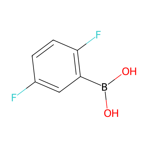 2,5-二氟苯硼酸（含不同量的酸酐）结构图