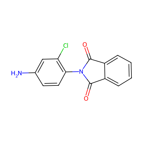 N-(4-AMINO-2-CHLOROPHENYL)PHTHALIMIDE结构图