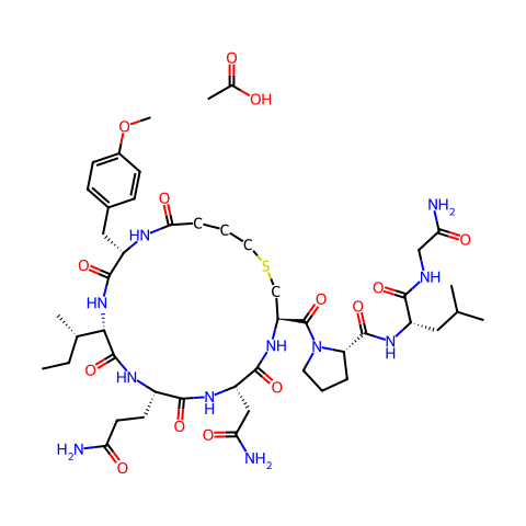Carbetocin acetate结构图