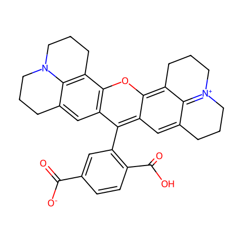 6-ROX [6-Carboxy-X-Rhodamine]结构图