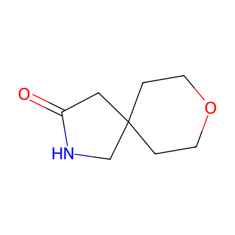 8-Oxa-2-azaspiro[4.5]decan-3-one结构图