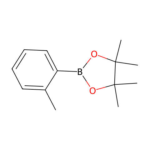4,4,5,5-四甲基-2-(邻甲苯基)-1,3,2-二氧环戊硼烷结构图