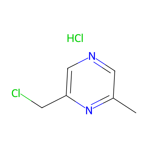 2-(Chloromethyl)-6-methylpyrazine hydrochloride结构图