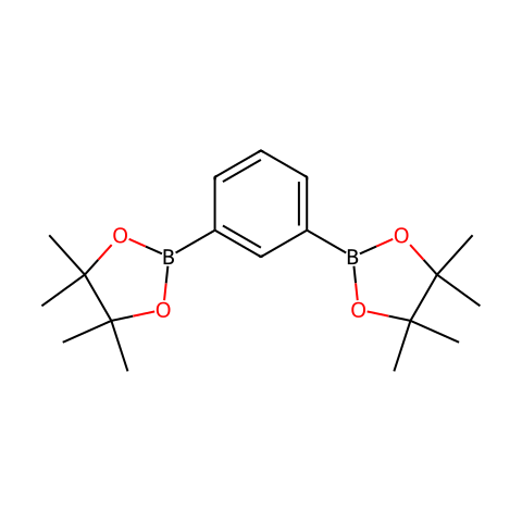 1,3-苯二硼酸双(频哪醇)酯结构图