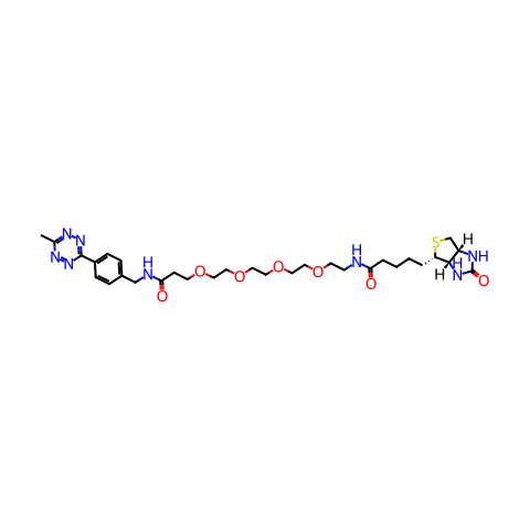 Biotin-PEG4-MeTz结构图