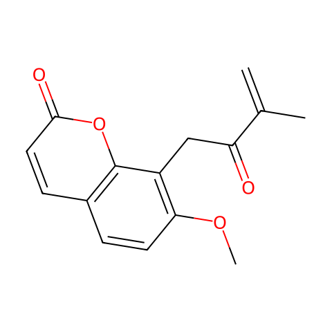 九里香酮 分子结构图