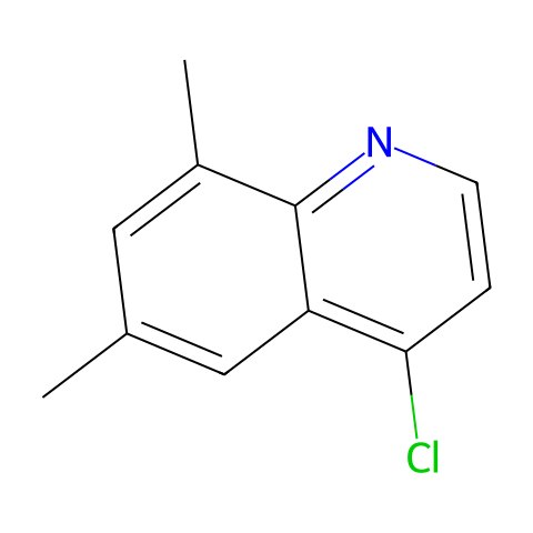 4-氯-6,8-二甲基喹啉结构图