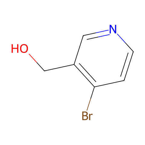 4-溴-3-羟甲基吡啶结构图