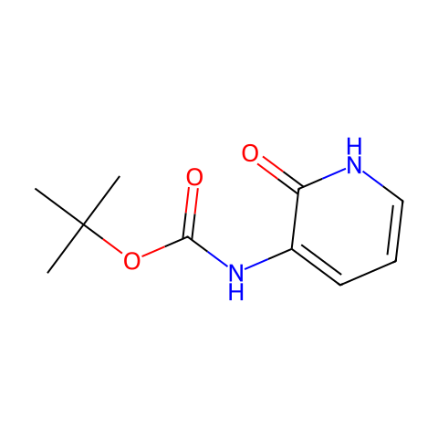 Carbamic acid, (1,2-dihydro-2-oxo-3-pyridinyl)-, 1,1-dimethylethyl ester (9CI)结构图