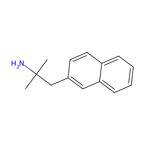 2-甲基-1-(萘-2-基)丙胺结构图