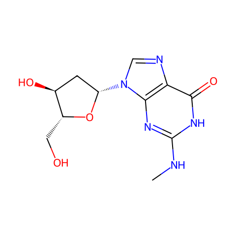 N2-METHYL-2'-DEOXYGUANOSINE结构图