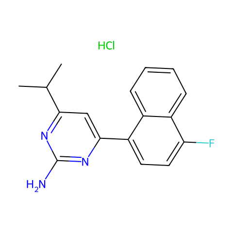 RS-127445 Hydrochloride结构图
