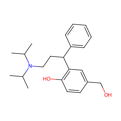 rac 5-Hydroxymethyl Tolterodine结构图