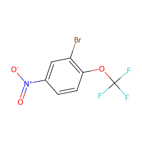 2-溴-4-硝基-1-(三氟甲氧基)苯结构图