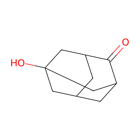 5-羟基-2-金刚烷酮结构图
