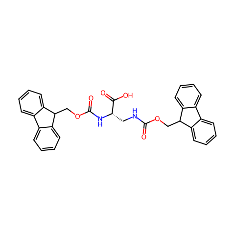 Fmoc-Dap(Fmoc)-OH结构图