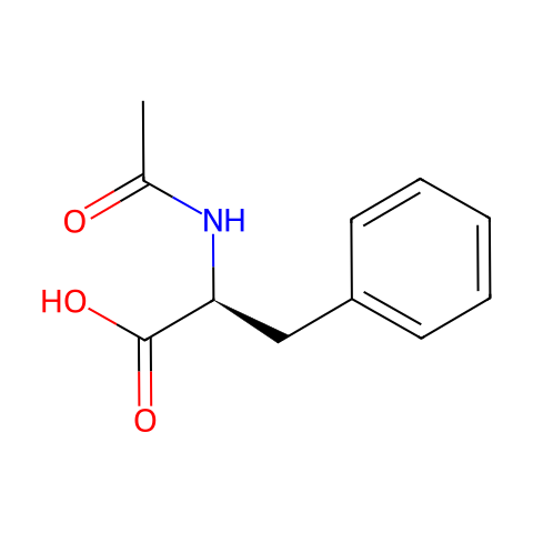 N-乙酰-L-苯丙氨酸结构图