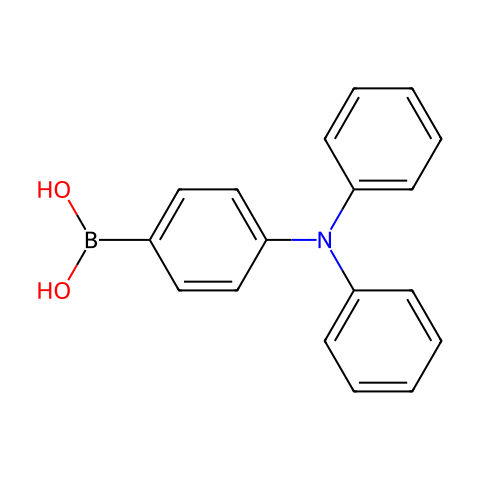4-硼酸三苯胺结构图