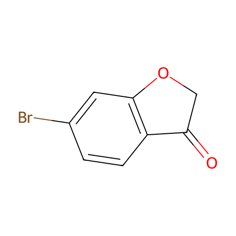6-溴-3(2H)-苯并呋喃酮结构图