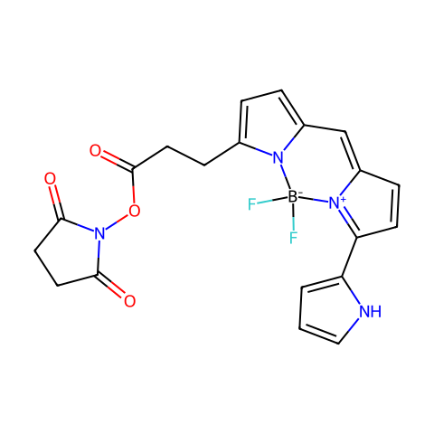 Py-BODIPY-NHS ester结构图