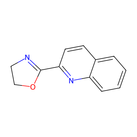 2-(4,5-二氢-2-恶唑基)喹啉结构图