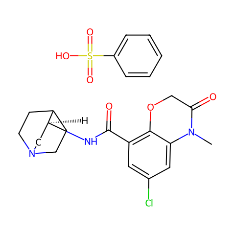 (R)-Azasetron besylate结构图