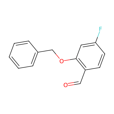 2-Benzyloxy-4-fluorobenzaldehyde结构图