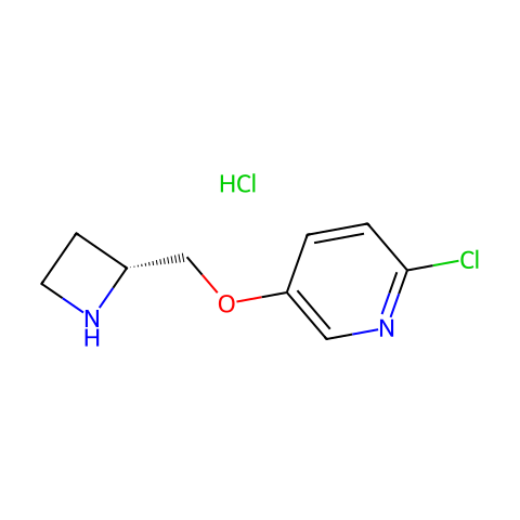 Tebanicline dihydrochloride结构图