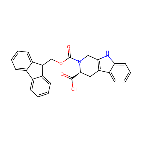 FMOC-L-1,2,3,4-四氢-Β-咔啉-3-羧酸结构图