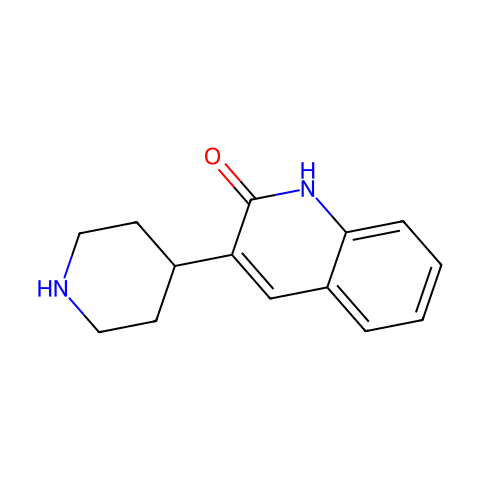 3-Piperidin-4-yl-1H-quinolin-2-one结构图