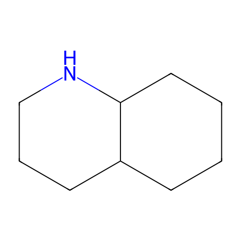 十氢喹啉（顺式+反式）结构图
