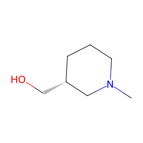 3-Piperidinemethanol,1-methyl-,(3R)-(9CI)结构图