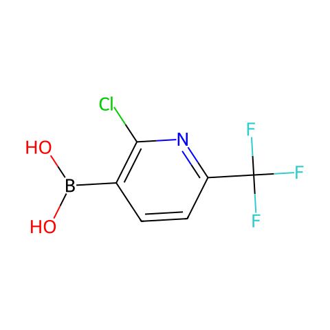2-氯-6-三氟甲基吡啶-3-硼酸结构图