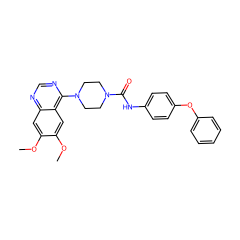 PDGFR Tyrosine Kinase Inhibitor III结构图