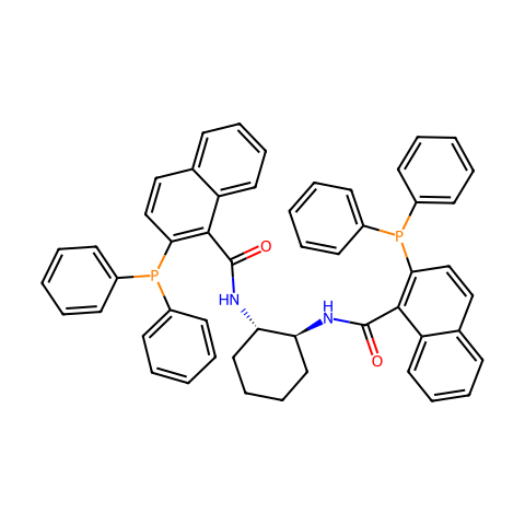 (S,S)-DACH-萘基 Trost 配体结构图
