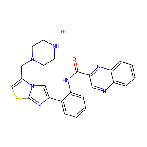 SRT 1720 Hydrochloride结构图