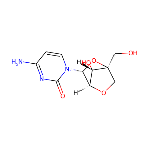 2'-O,4'-C-Methylenecytidine结构图
