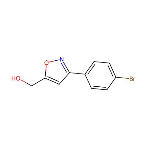 [3-(4-BROMO-PHENYL)-ISOXAZOL-5-YL]-METHANOL结构图
