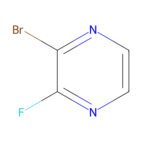 2-bromo-3-fluoro-pyrazine结构图