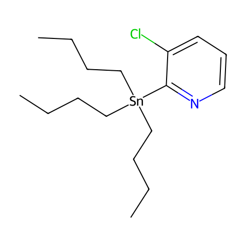 3-氯-2-(三丁基锡烷基)吡啶结构图