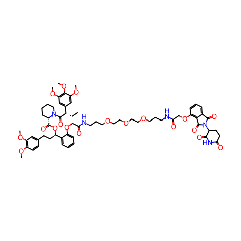 FKBP12 PROTAC dTAG-7结构图