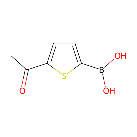 5-乙酰基噻吩-2-硼酸结构图