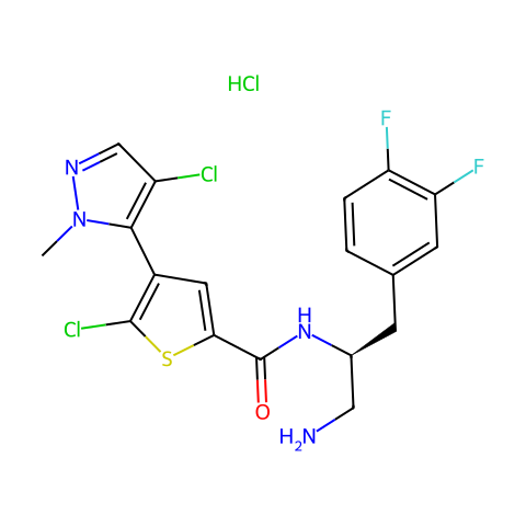 GSK2110183 analog 1 hydrochloride结构图