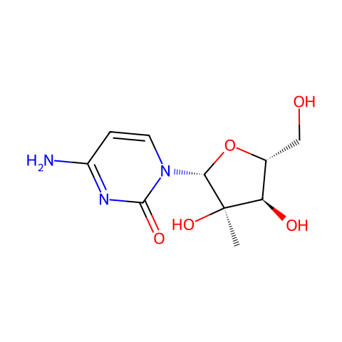 2'-C-Methylcytidine结构图