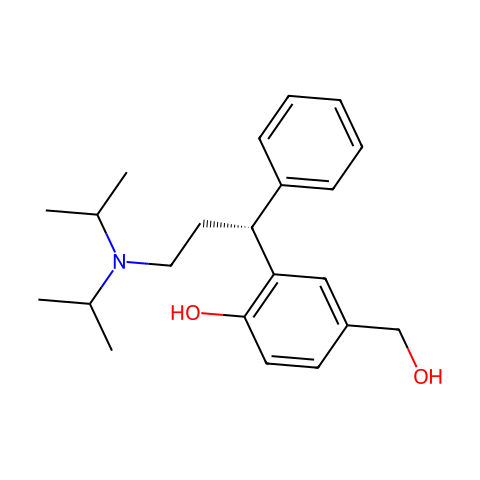 (R)-5-羟甲基托特罗定结构图