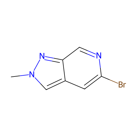 5-bromo-2-methyl-pyrazolo[3,4-c]pyridine结构图