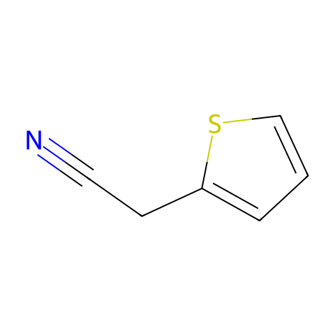 2-噻吩乙腈结构图